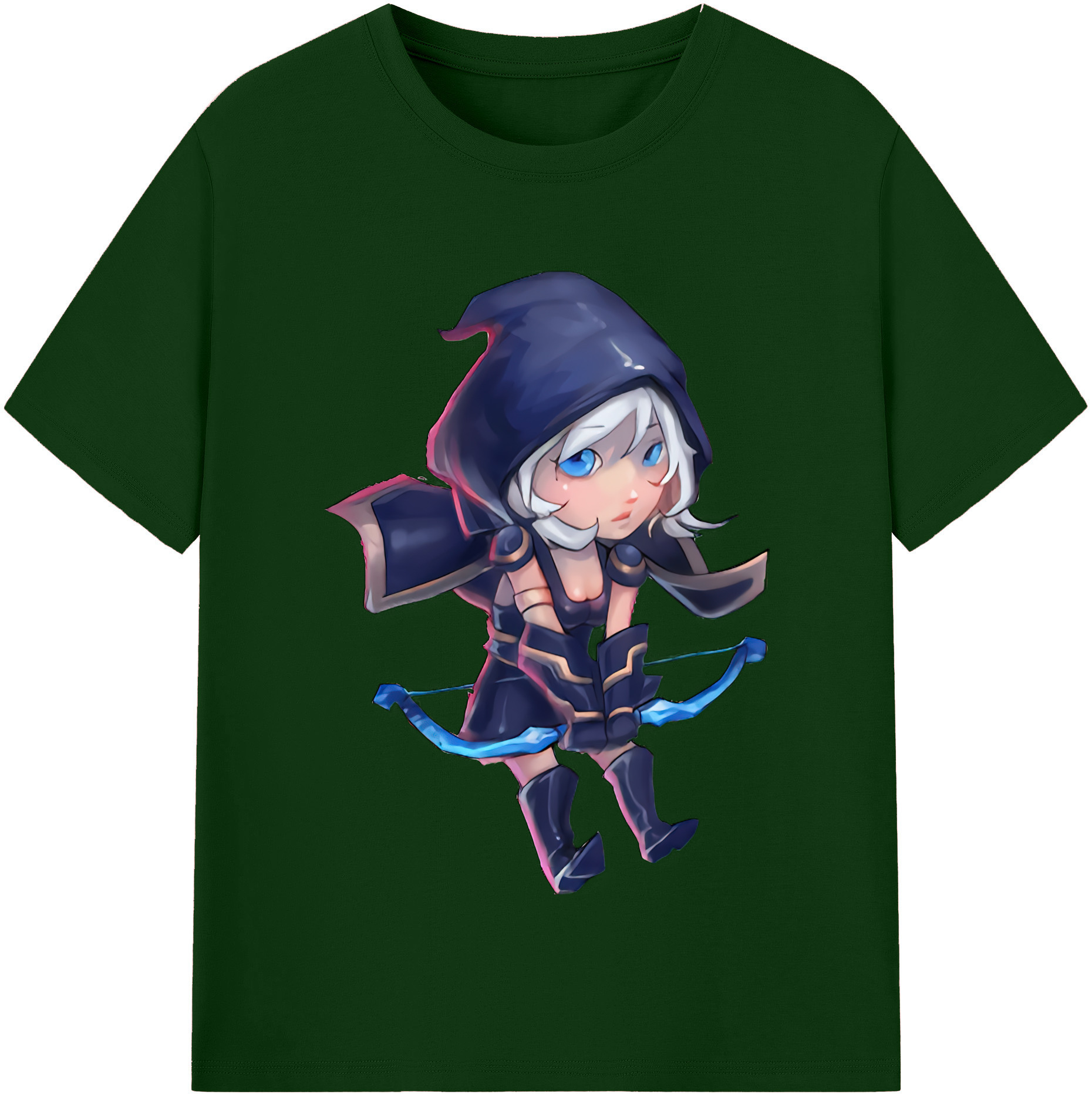 リーグ・オブ・レジェンド League of Legends LOL 綿100％半袖Tシャツ（フロントプリント）